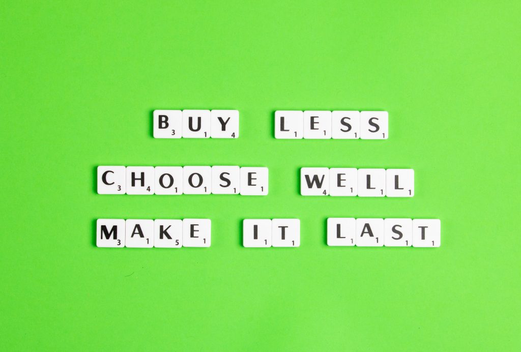 Buy Less, Choose Well