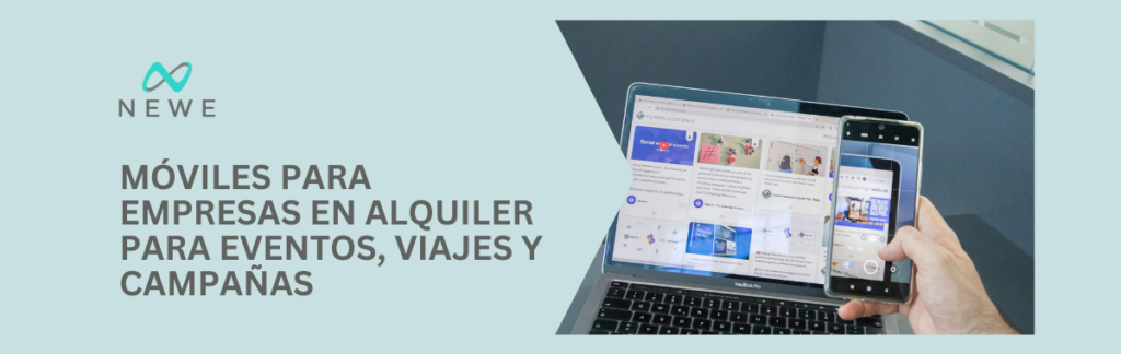 Móviles para empresas en alquiler para eventos, viajes y campañas