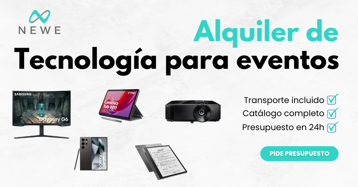 alquiler de tecnologia para eventos