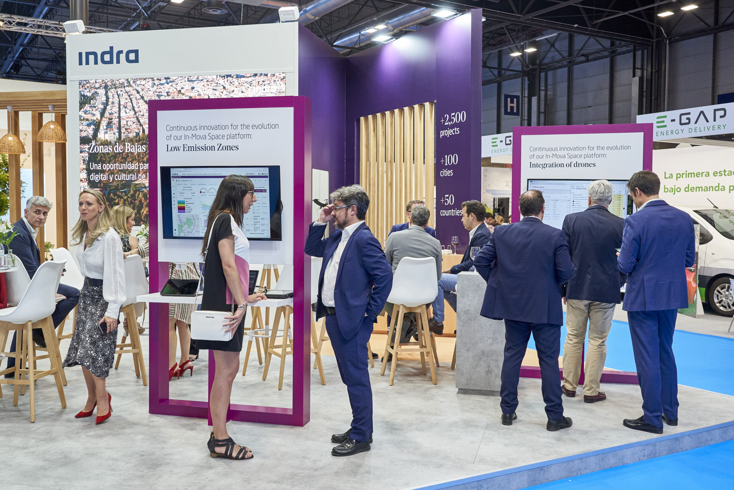 zona expositiva de global Mobility call