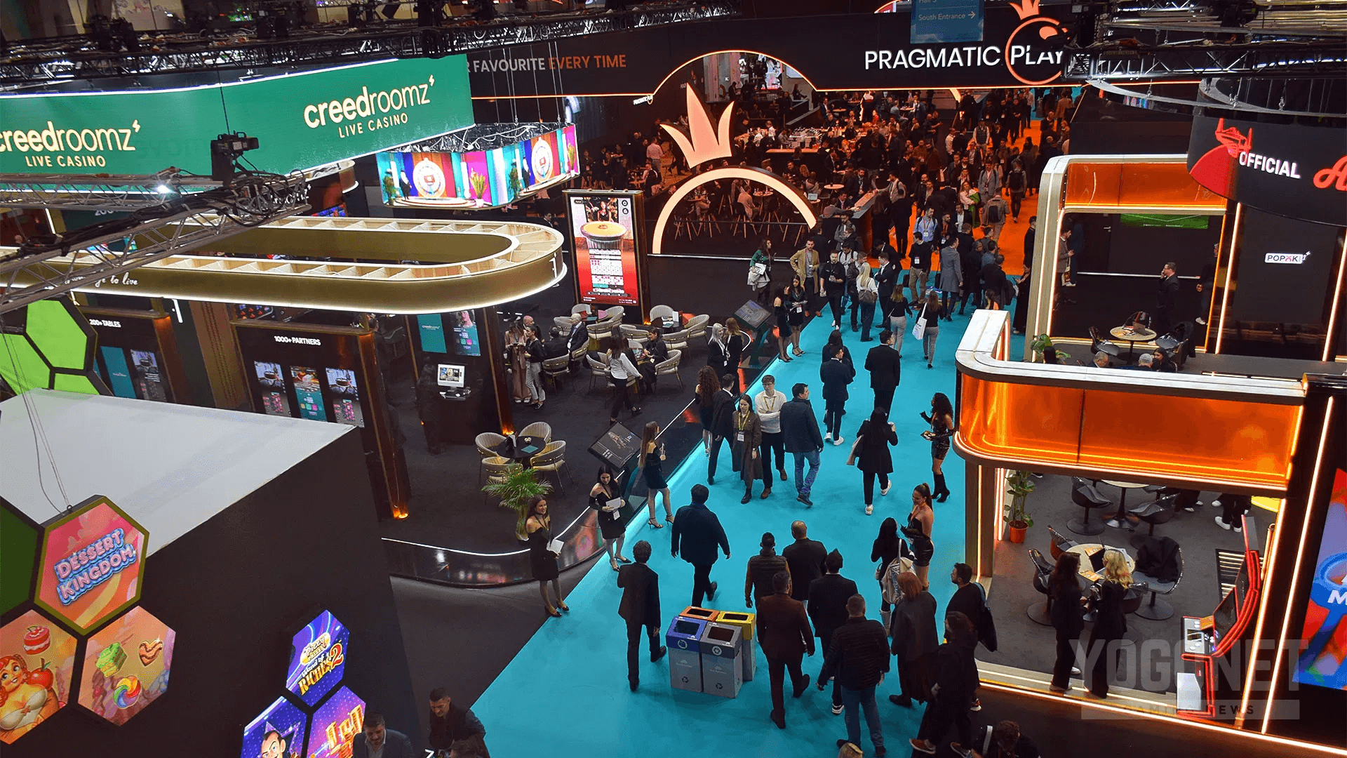 vista aerea del evento ICE gaming forum