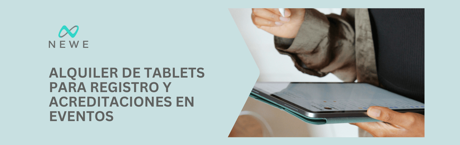 Alquiler de tablets para registro y acreditaciones en eventos