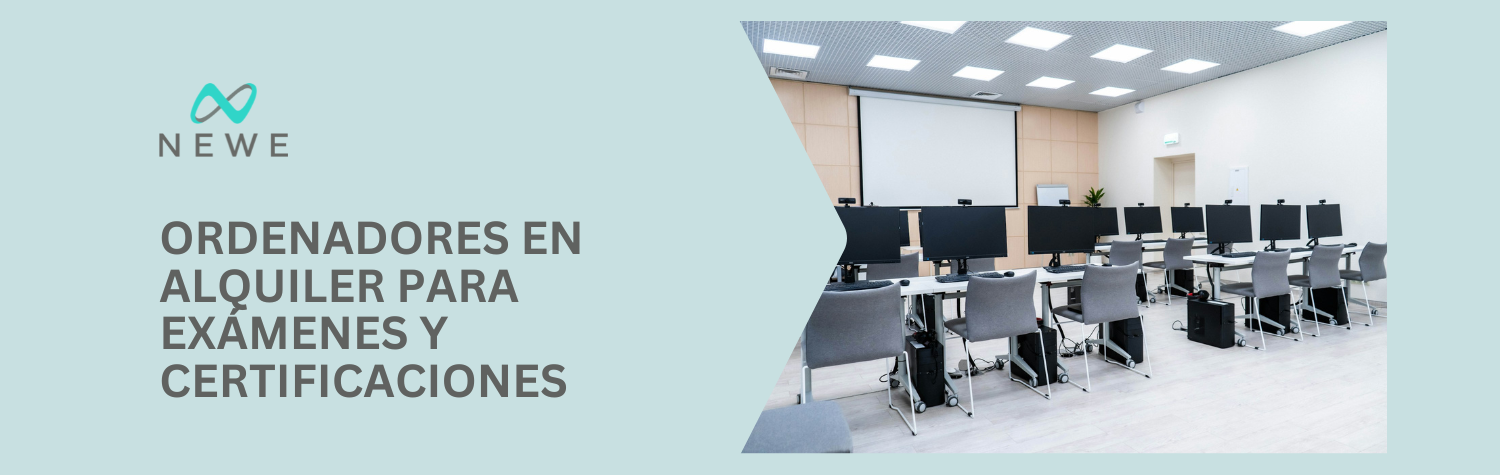 Ordenadores en alquiler para exámenes y certificaciones