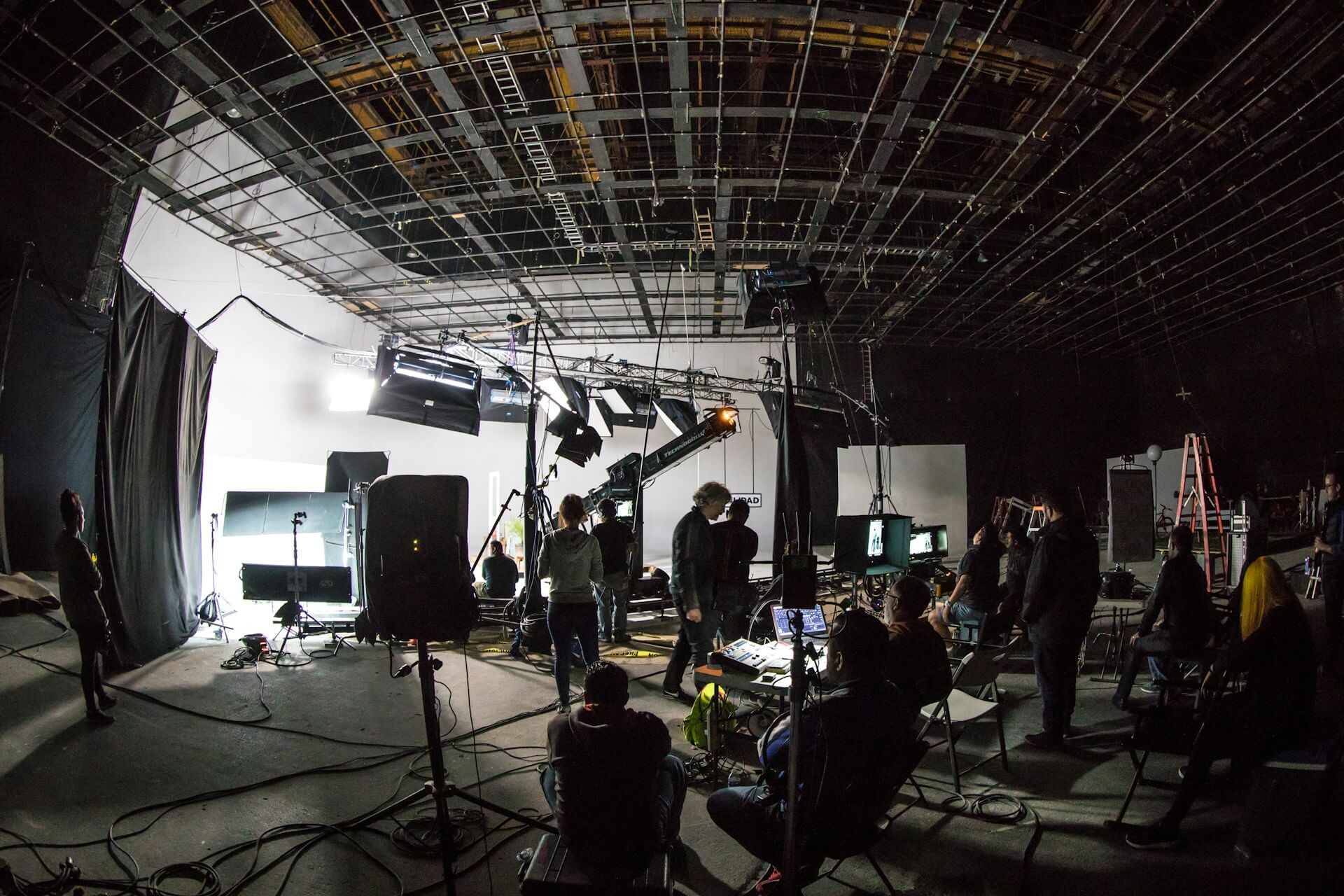 production team for ad commercial
